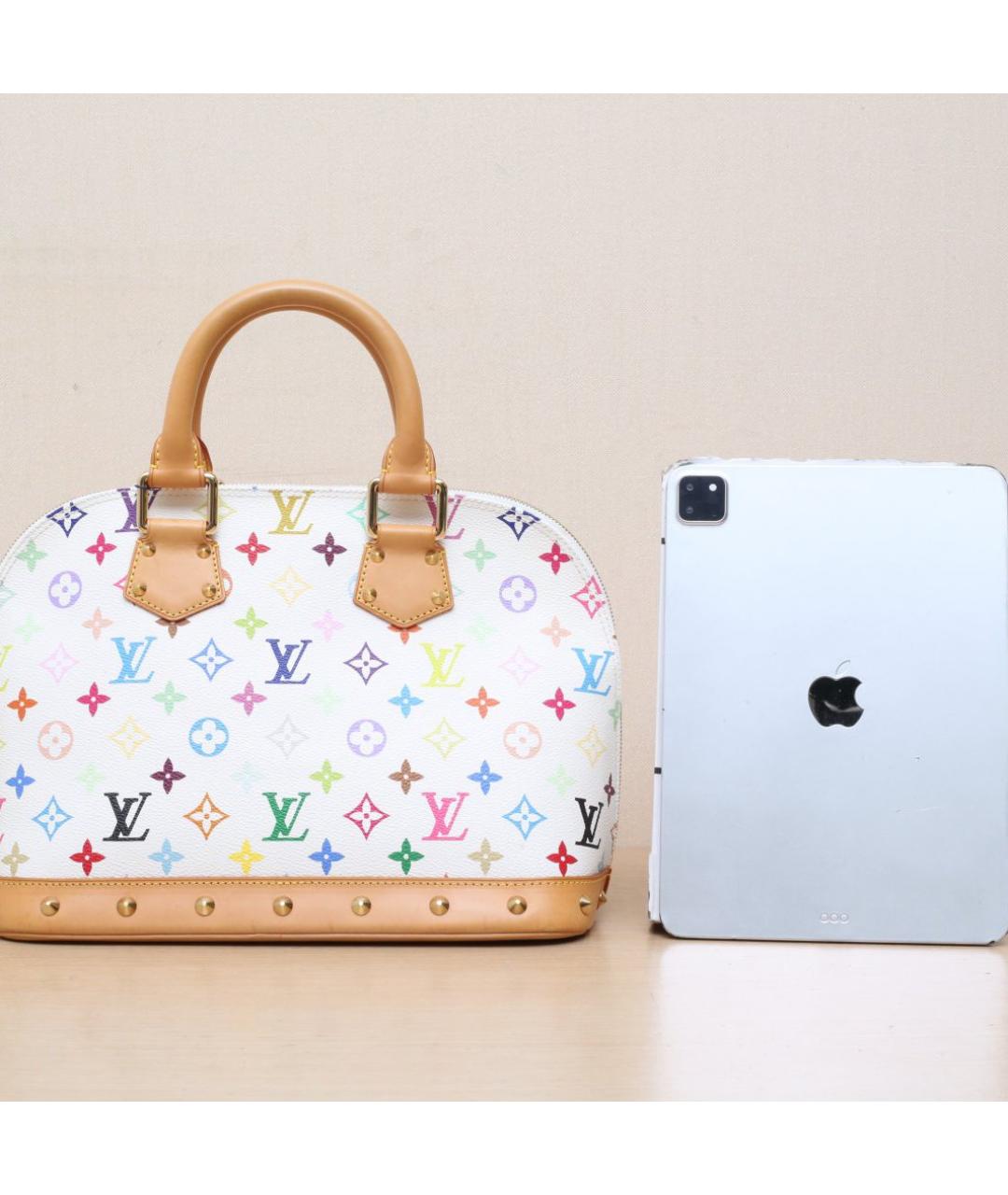 LOUIS VUITTON Белая сумка через плечо, фото 7