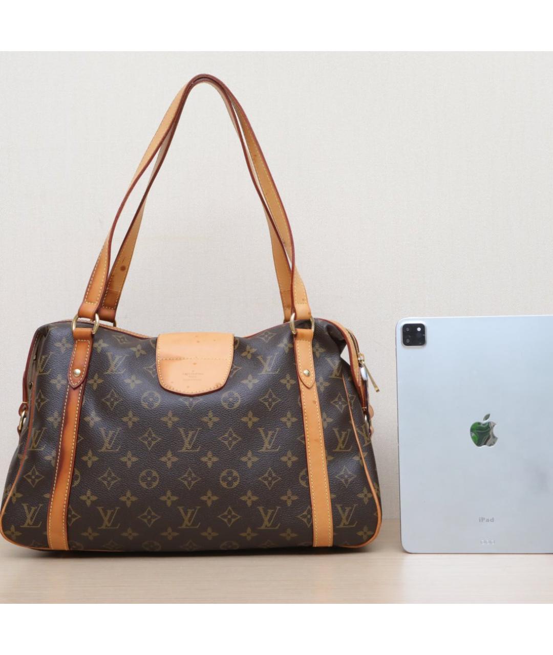 LOUIS VUITTON Коричневая сумка тоут, фото 7