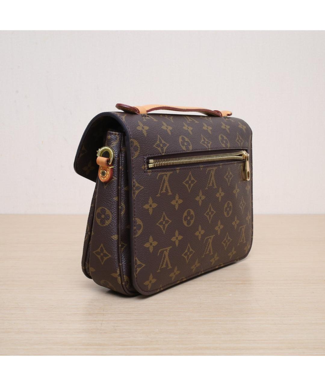 LOUIS VUITTON Коричневая сумка через плечо, фото 6