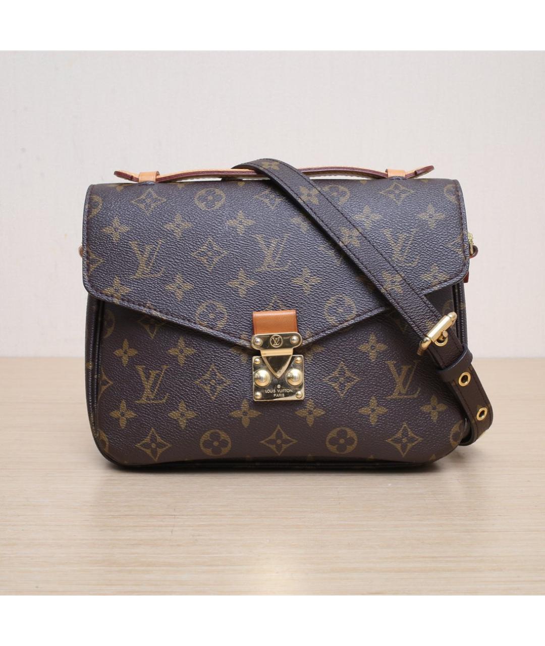 LOUIS VUITTON Коричневая сумка через плечо, фото 3