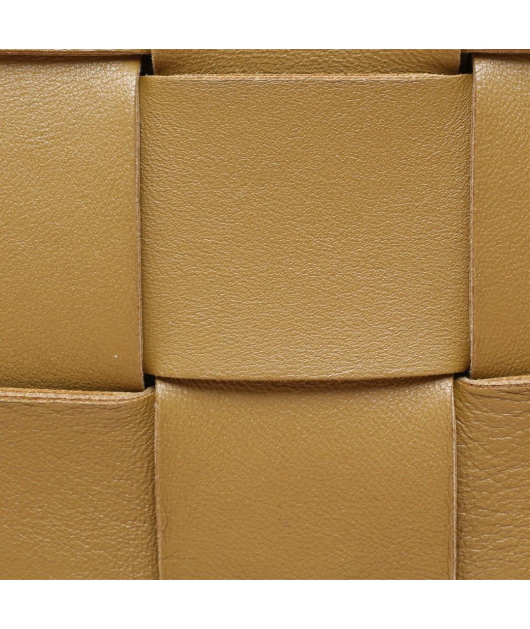 BOTTEGA VENETA Коричневая кожаная сумка через плечо, фото 8