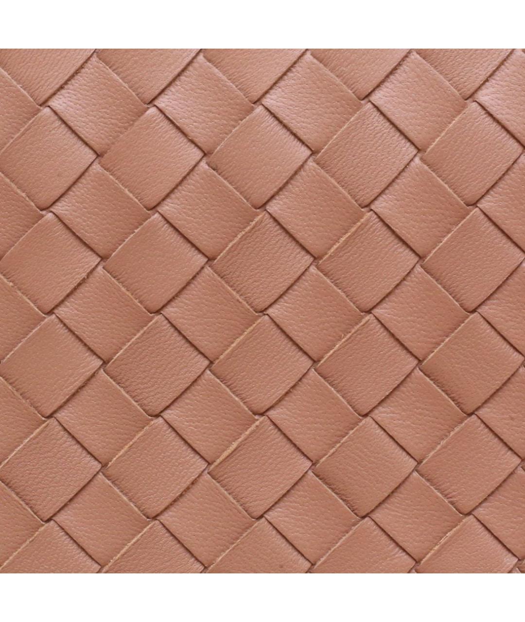 BOTTEGA VENETA Коричневый кожаный кошелек, фото 8