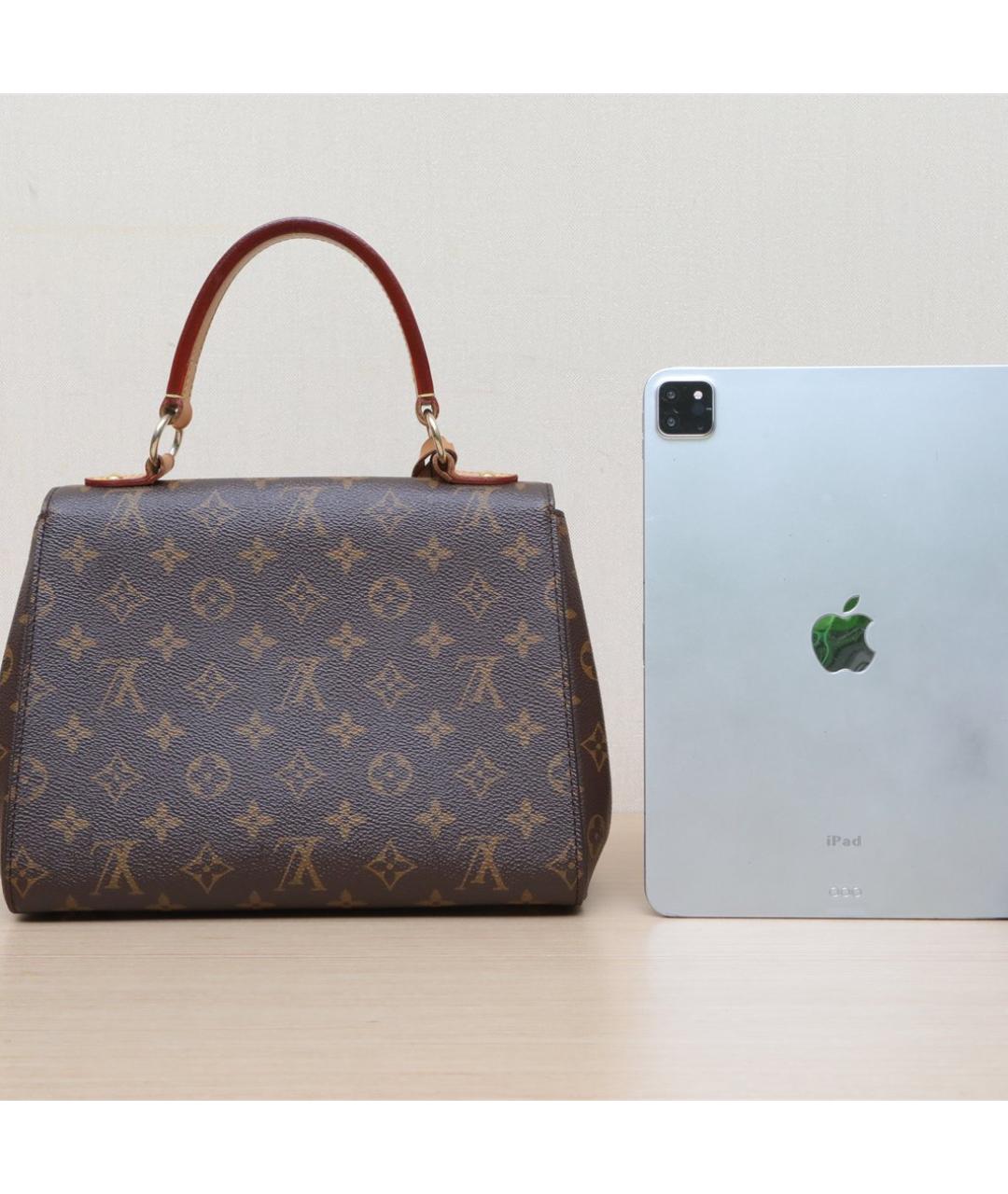 LOUIS VUITTON Коричневая сумка с короткими ручками, фото 7