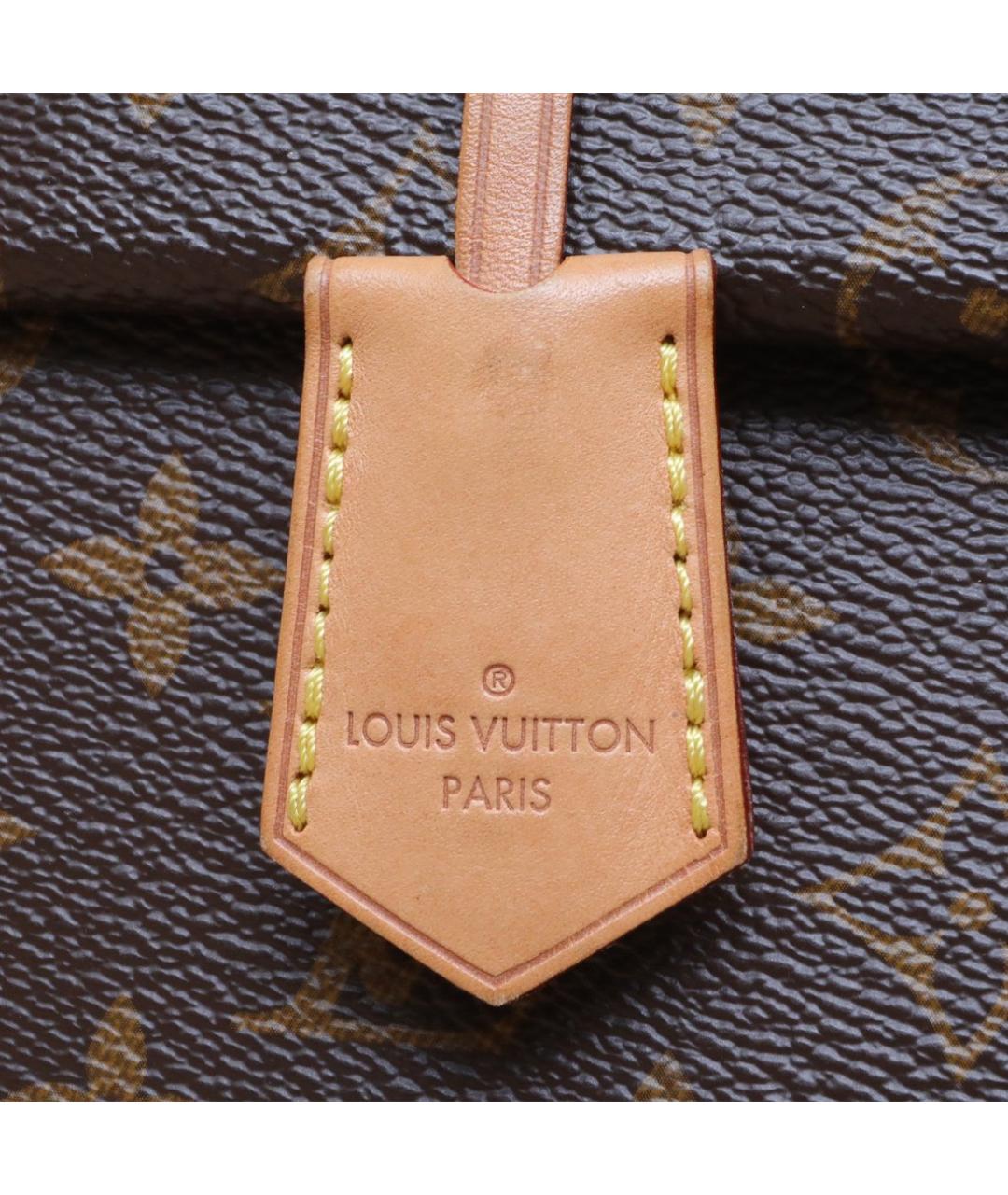 LOUIS VUITTON Коричневая сумка с короткими ручками, фото 8