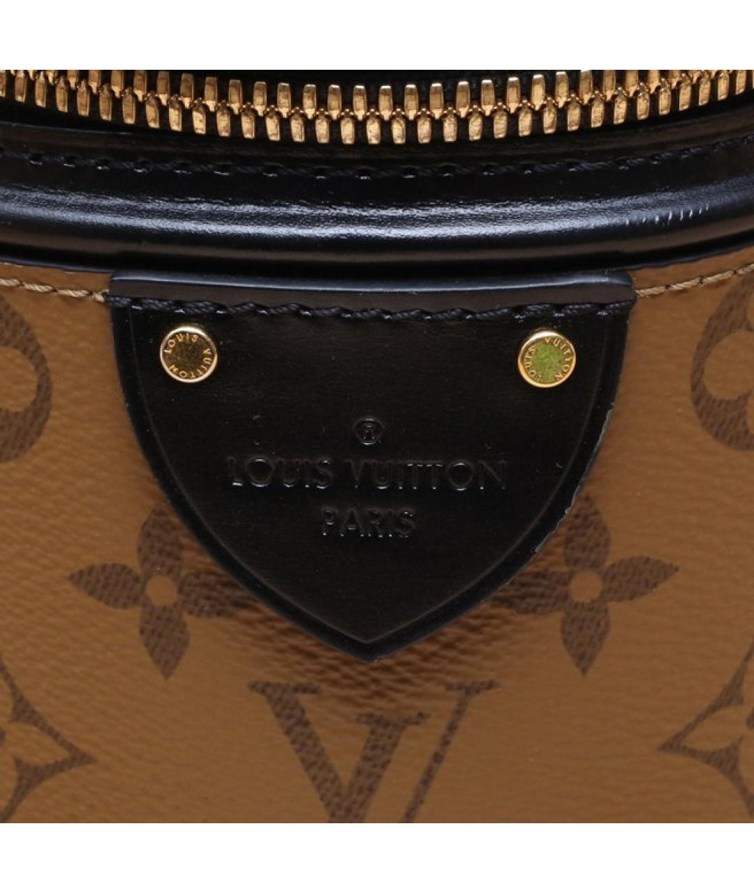 LOUIS VUITTON Коричневая кожаная сумка через плечо, фото 8