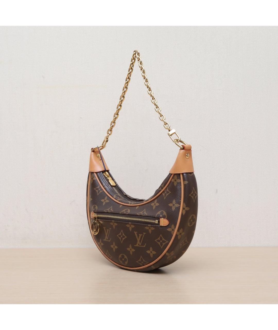 LOUIS VUITTON Коричневая сумка через плечо, фото 4