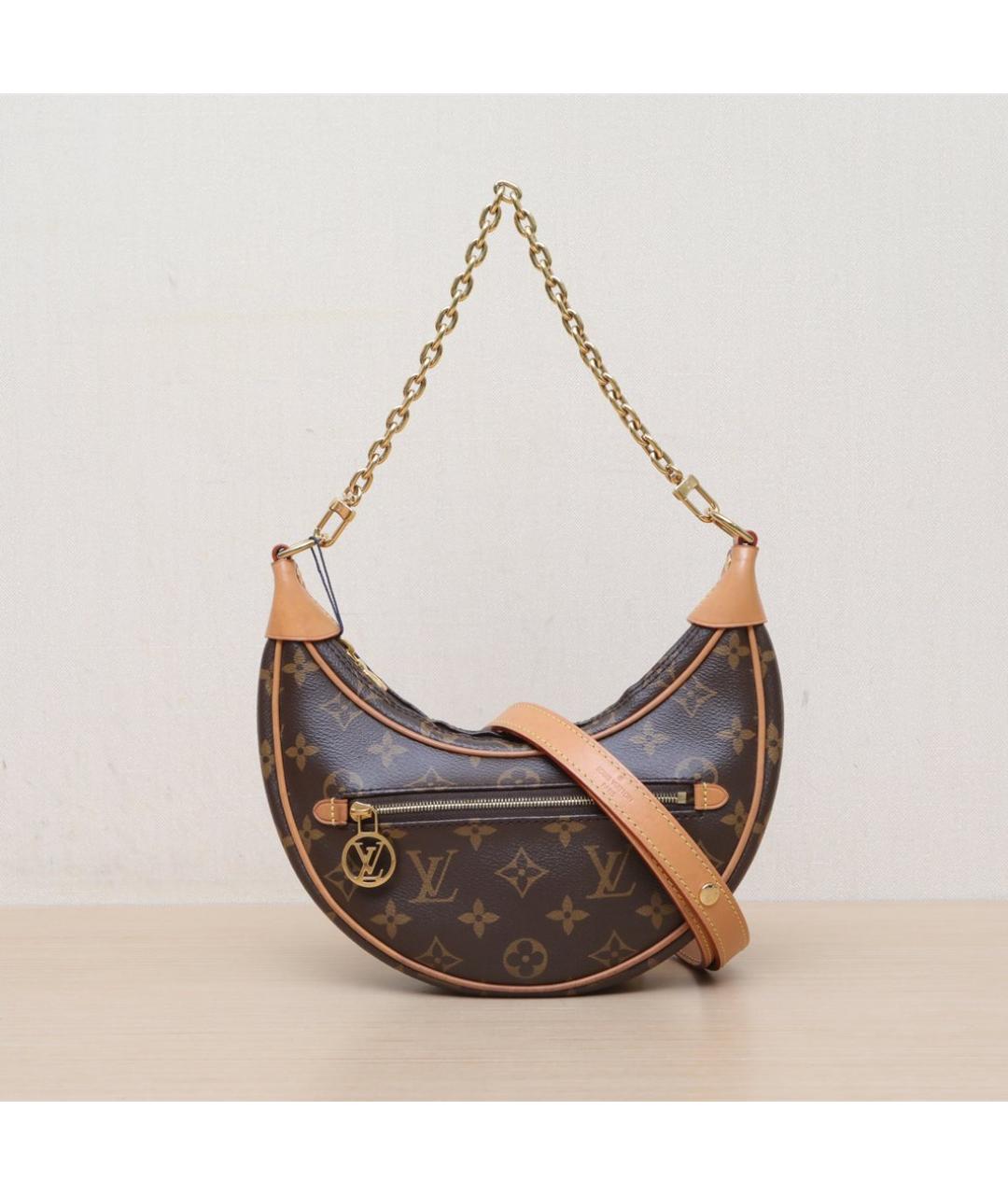 LOUIS VUITTON Коричневая сумка через плечо, фото 3