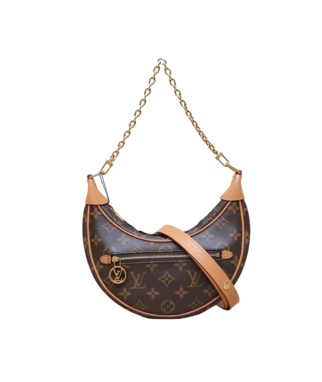 LOUIS VUITTON Коричневая сумка через плечо, фото 1