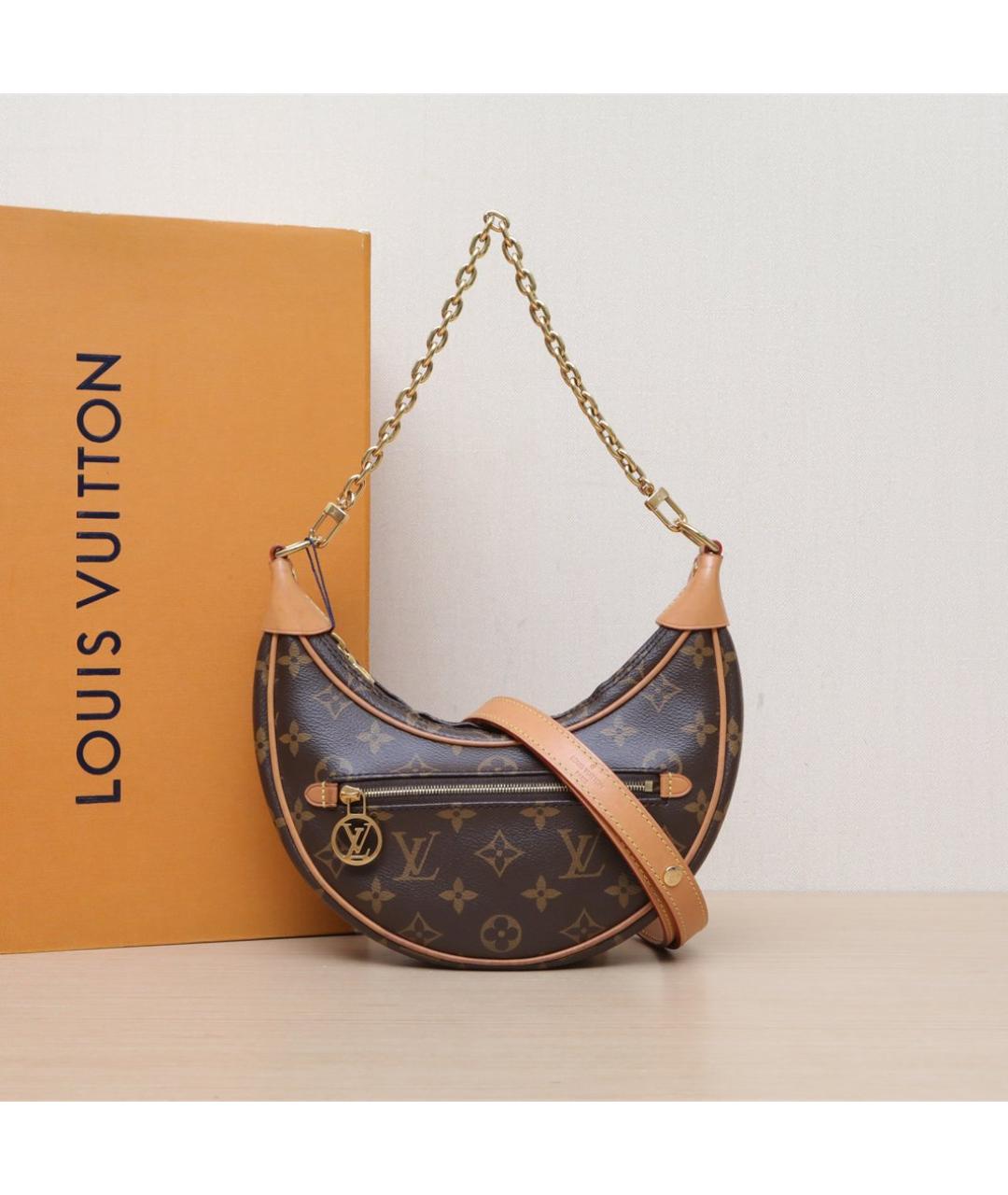 LOUIS VUITTON Коричневая сумка через плечо, фото 2