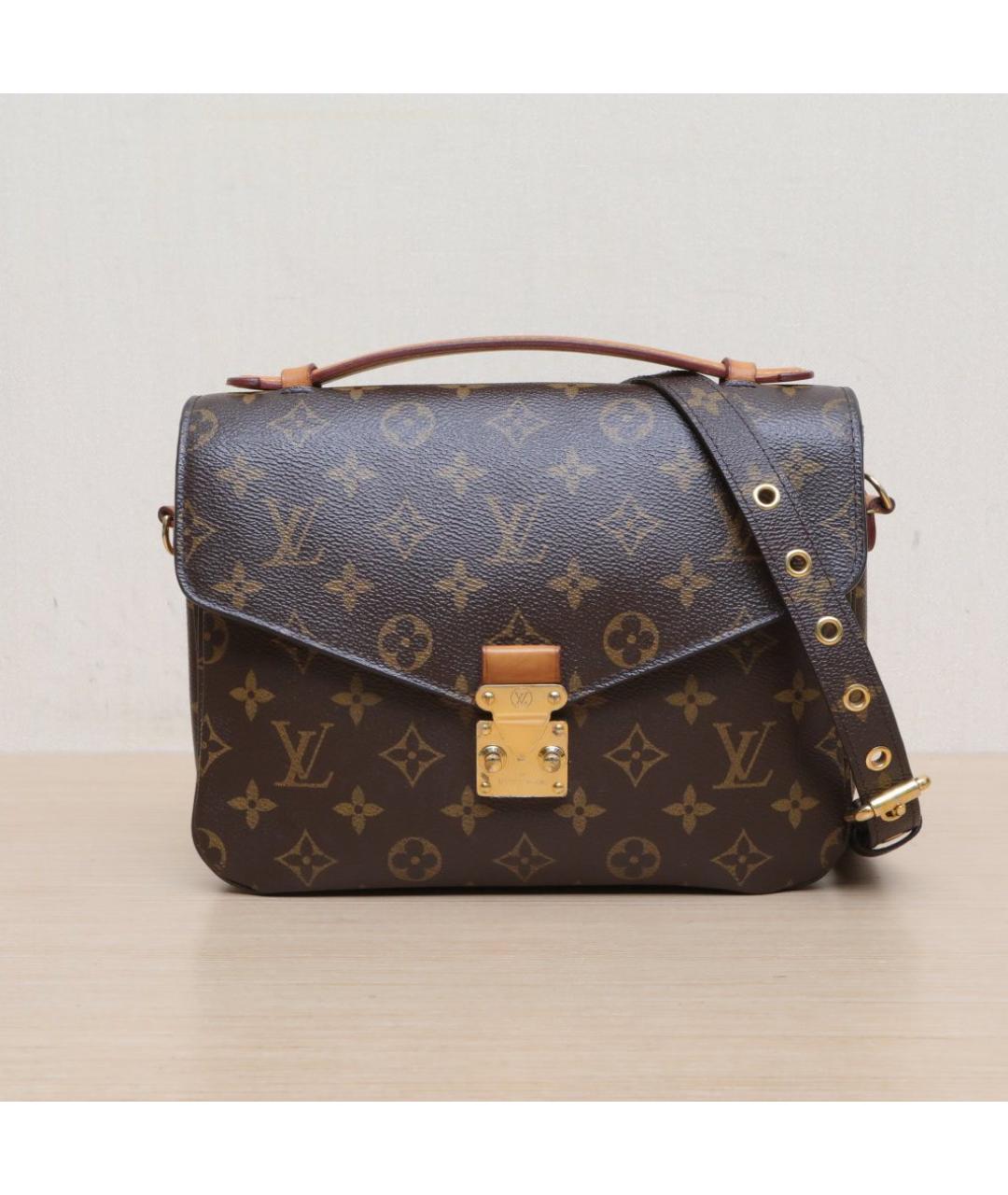 LOUIS VUITTON Коричневая сумка через плечо, фото 3
