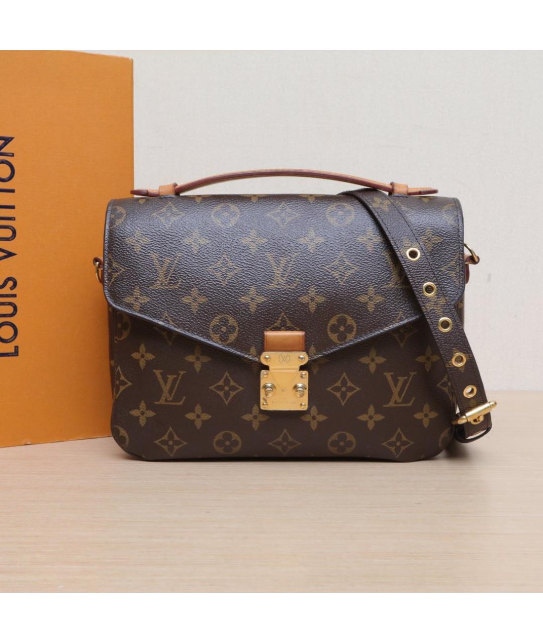 LOUIS VUITTON Коричневая сумка через плечо, фото 2