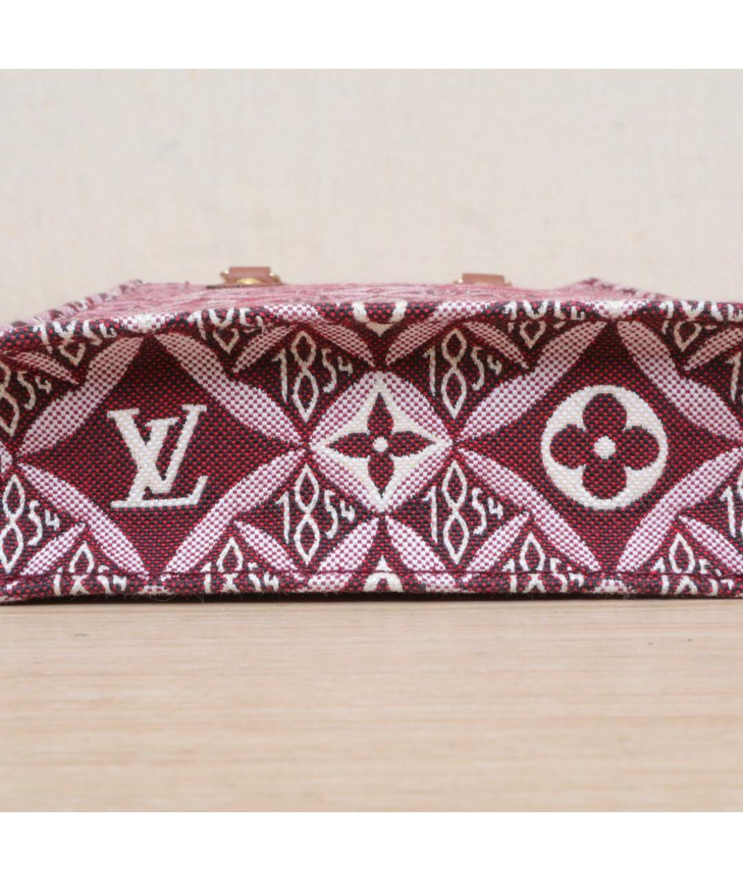 LOUIS VUITTON Красная сумка тоут, фото 9