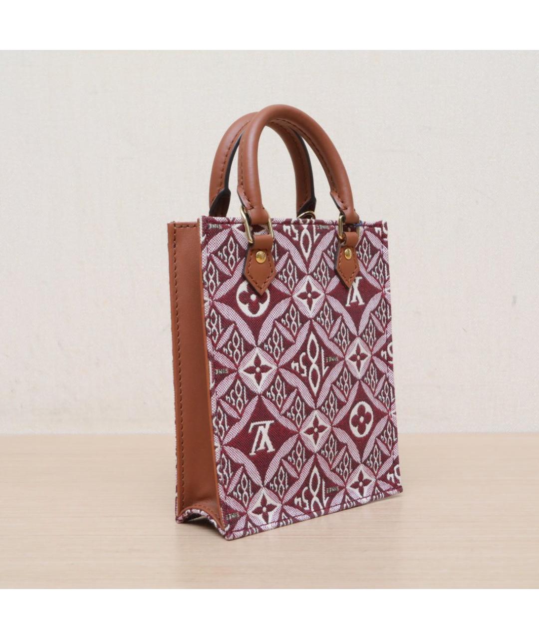LOUIS VUITTON Красная сумка тоут, фото 6