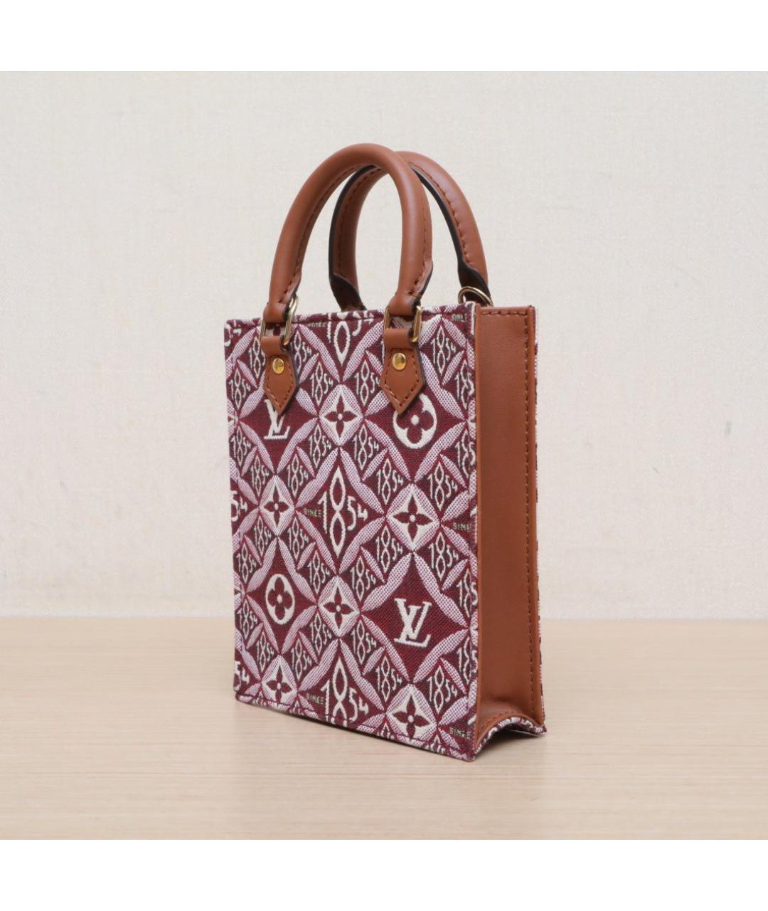 LOUIS VUITTON Красная сумка тоут, фото 4