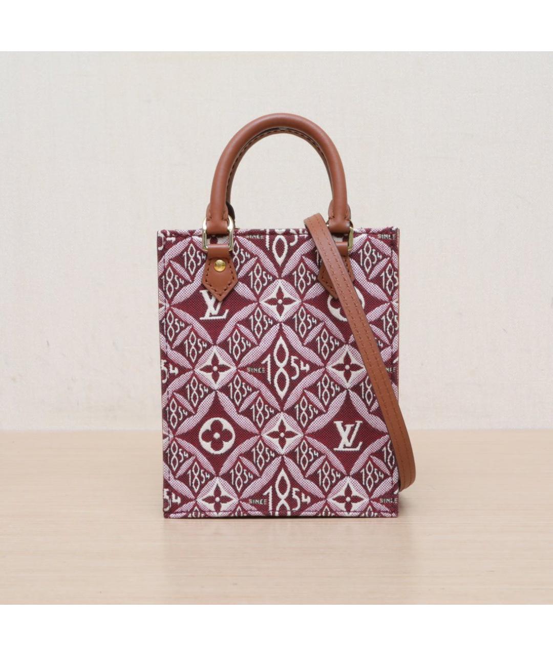 LOUIS VUITTON Красная сумка тоут, фото 3