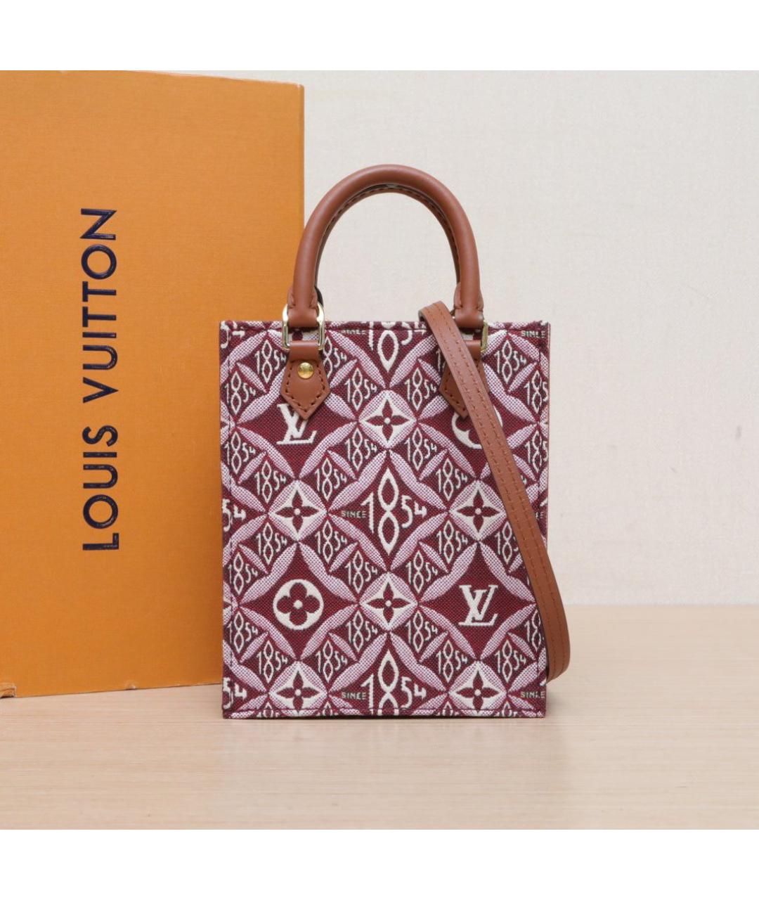 LOUIS VUITTON Красная сумка тоут, фото 2