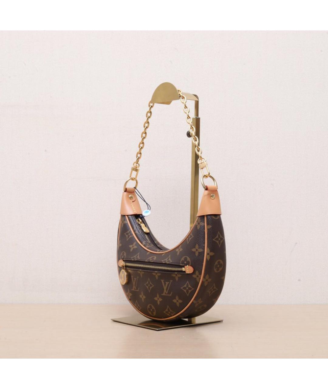 LOUIS VUITTON Коричневая сумка через плечо, фото 4