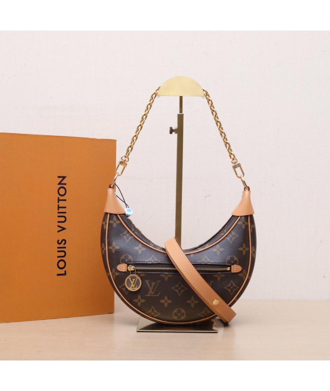 LOUIS VUITTON Коричневая сумка через плечо, фото 2