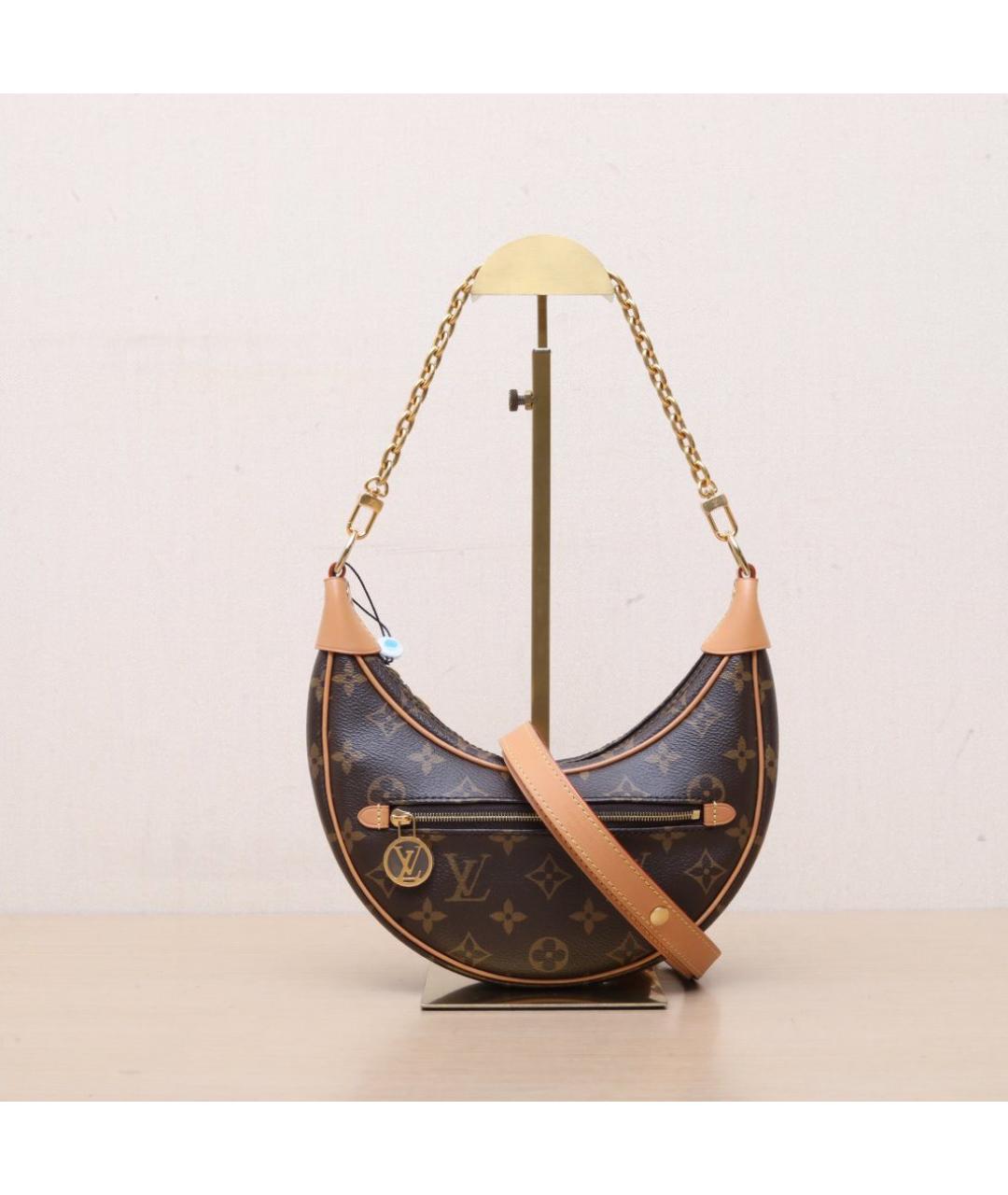 LOUIS VUITTON Коричневая сумка через плечо, фото 3