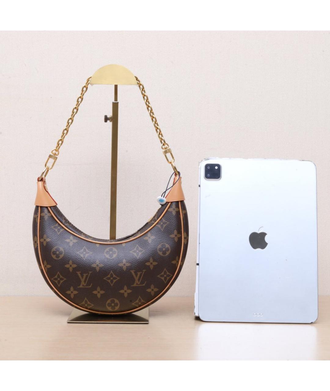 LOUIS VUITTON Коричневая сумка через плечо, фото 7
