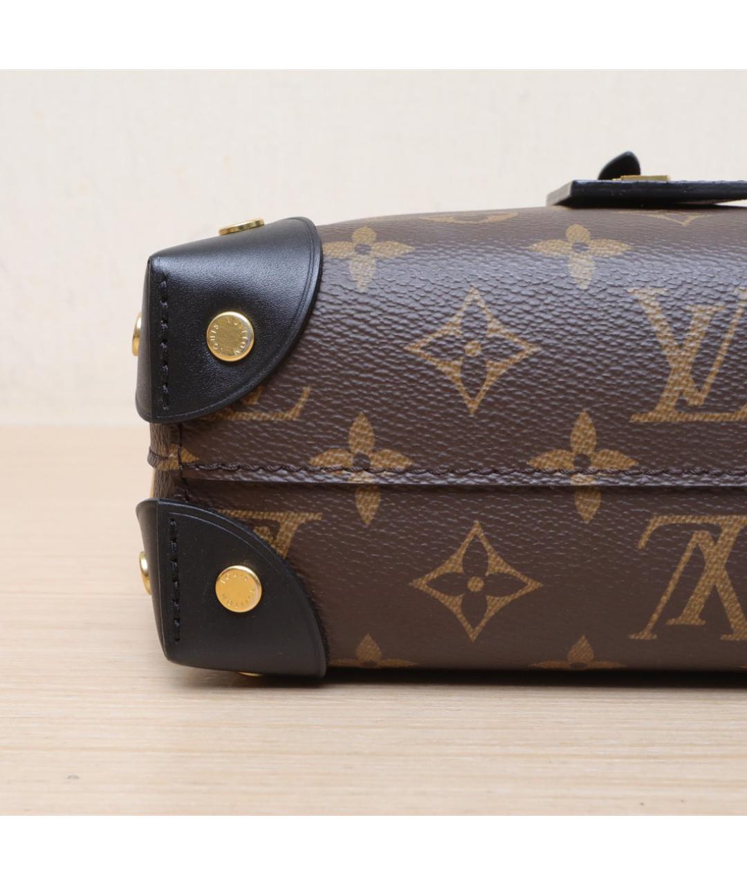 LOUIS VUITTON Коричневая сумка с короткими ручками, фото 9