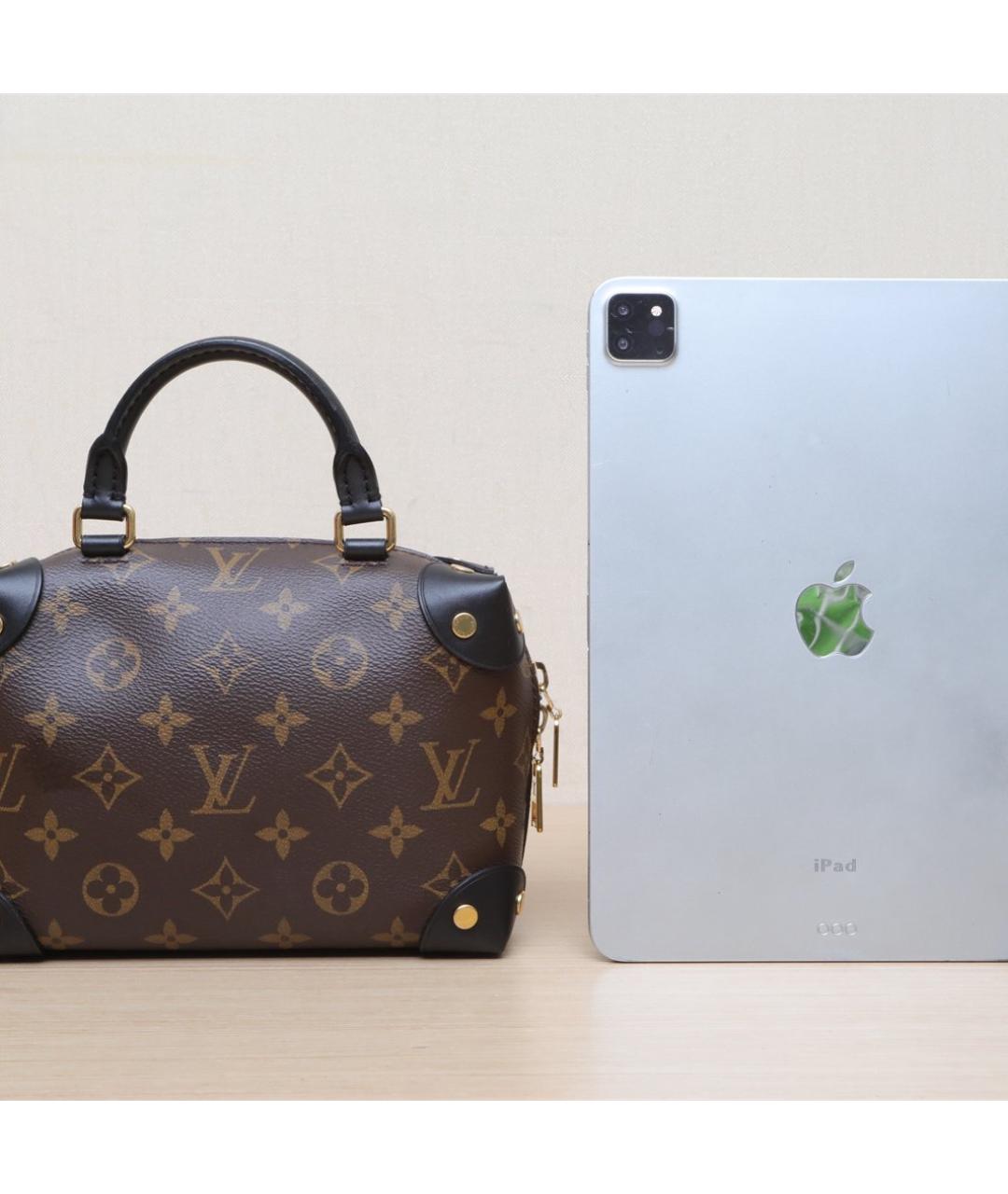 LOUIS VUITTON Коричневая сумка с короткими ручками, фото 7