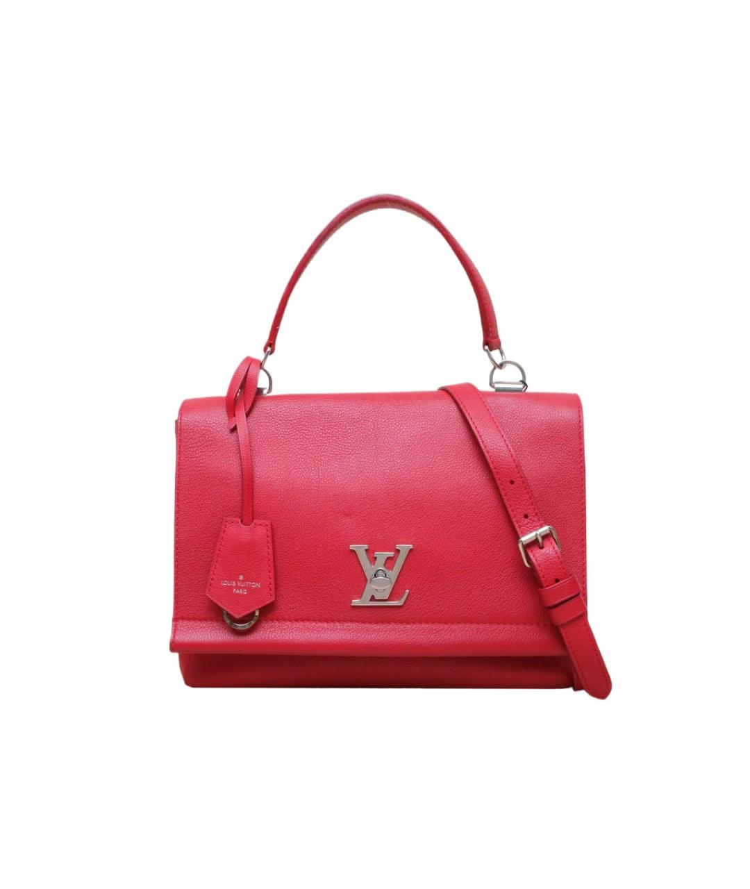LOUIS VUITTON Красная кожаная сумка через плечо, фото 1