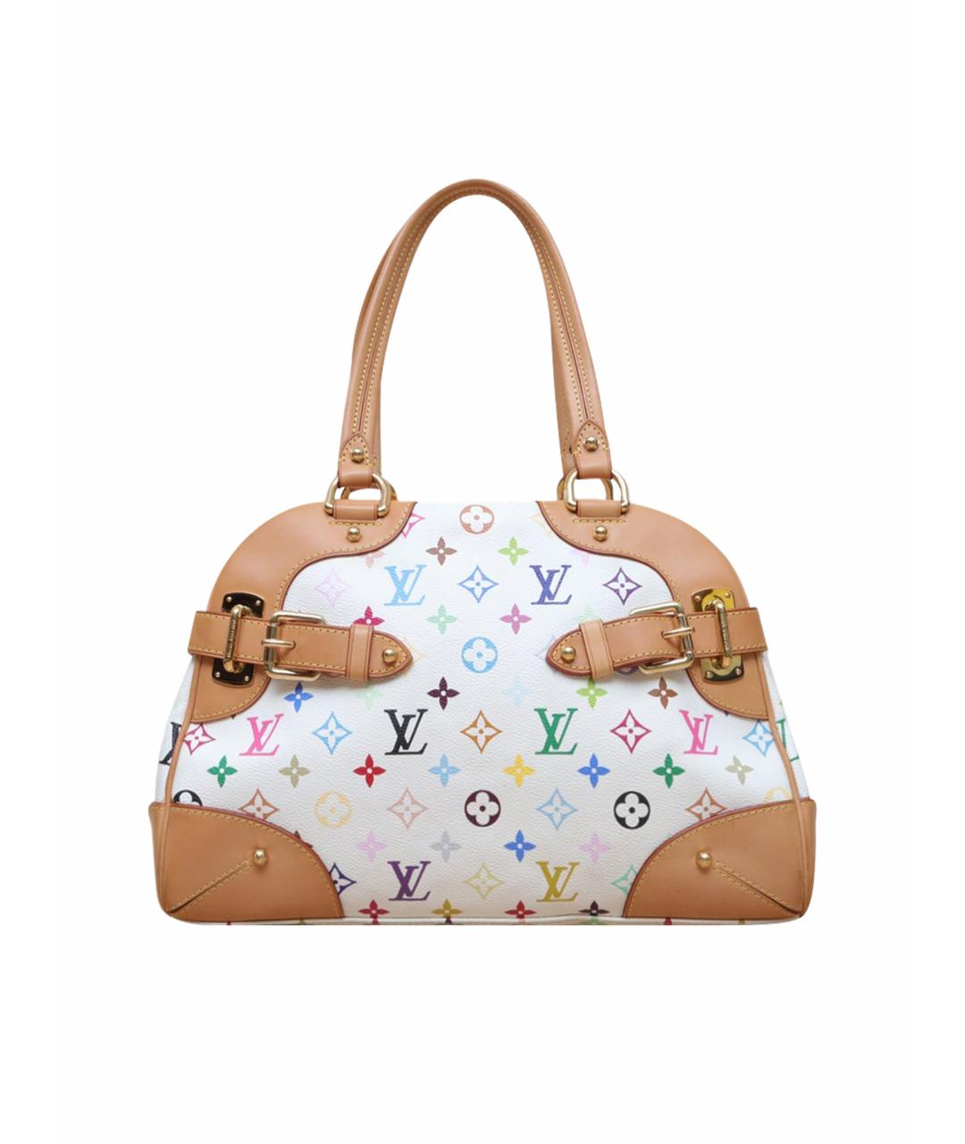 LOUIS VUITTON Белая кожаная сумка через плечо, фото 1