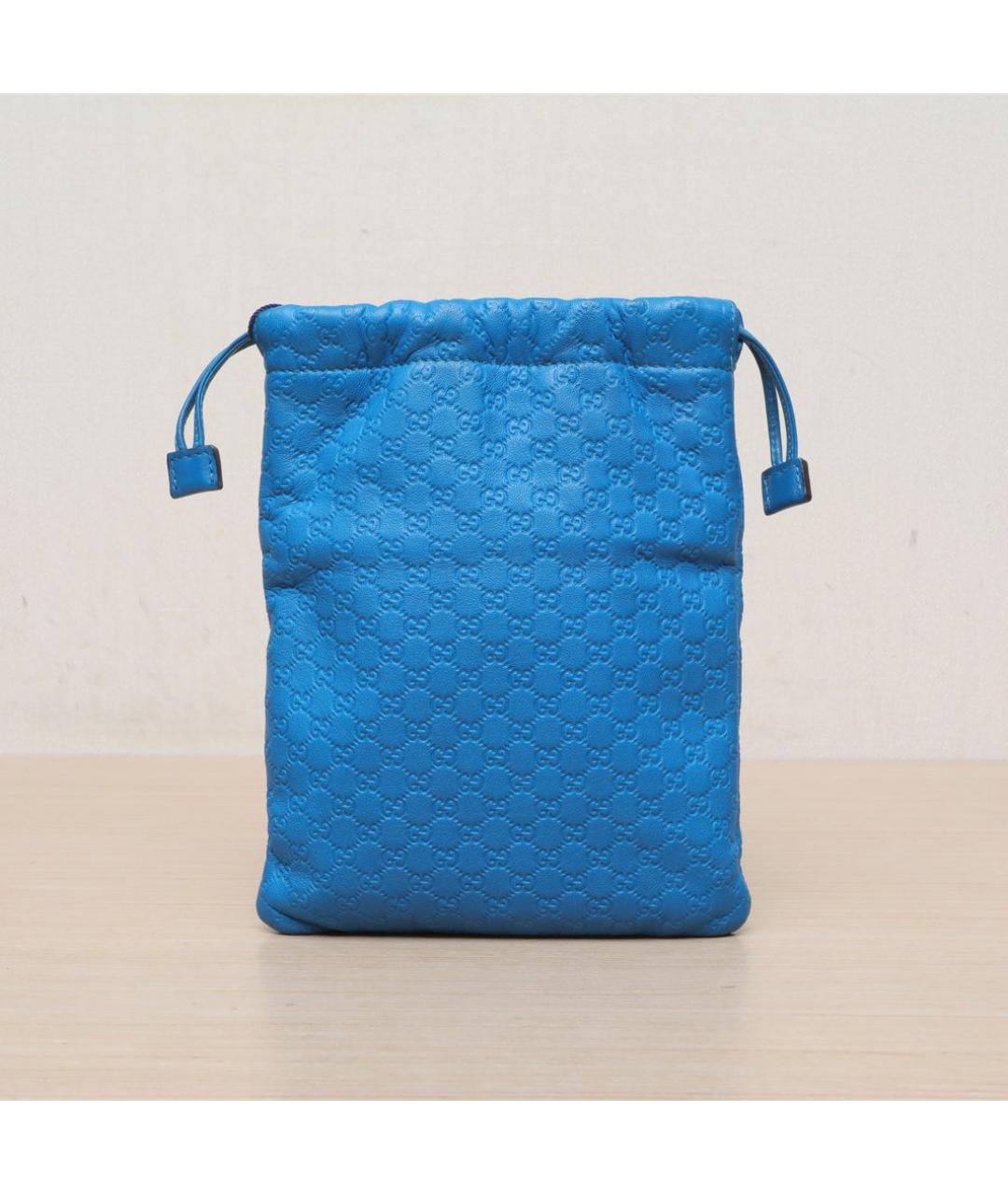 GUCCI Синяя ключница, фото 3