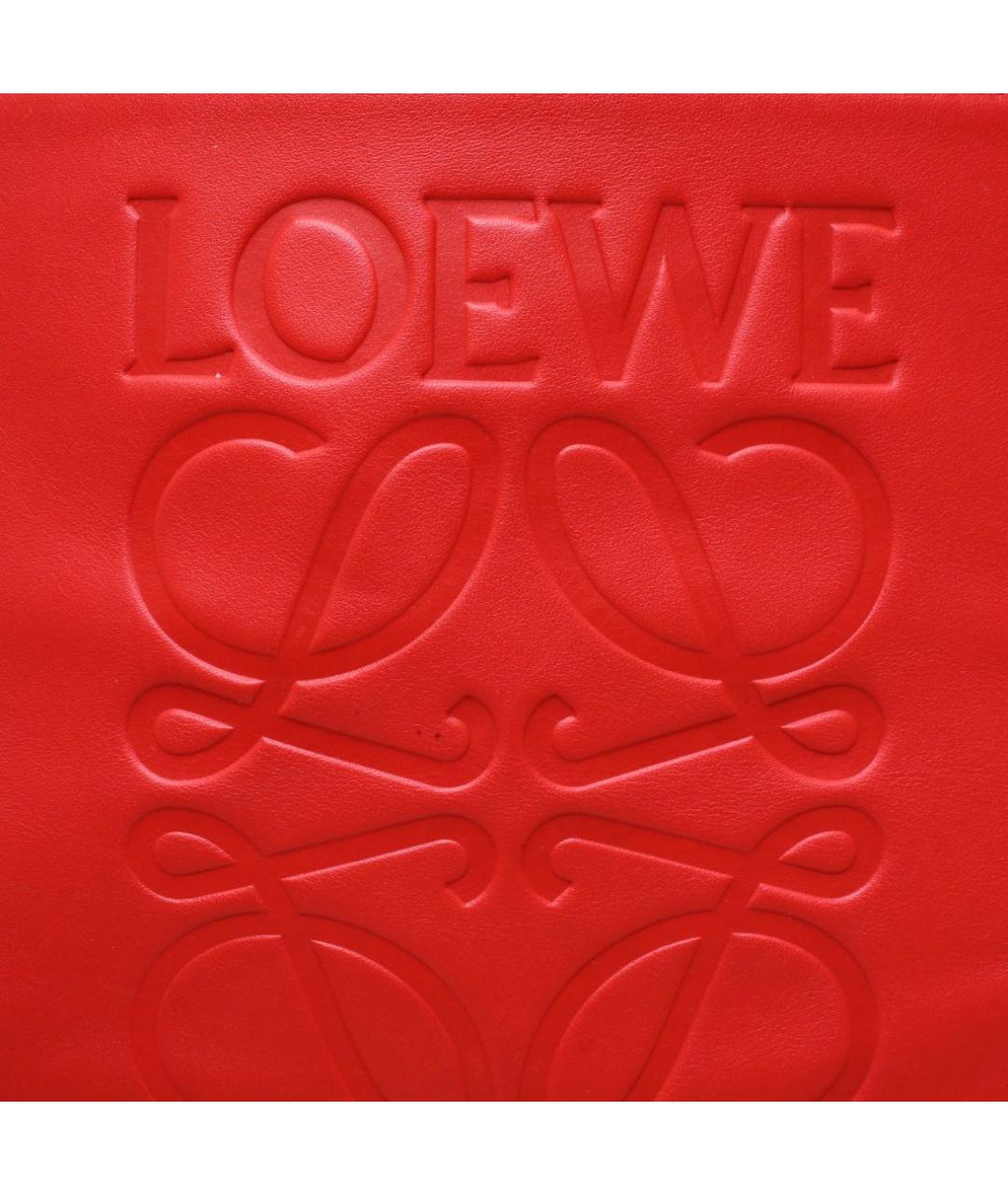 LOEWE Красная кожаная сумка через плечо, фото 8