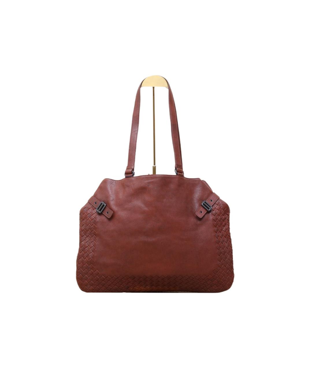 BOTTEGA VENETA Красная кожаная сумка через плечо, фото 1