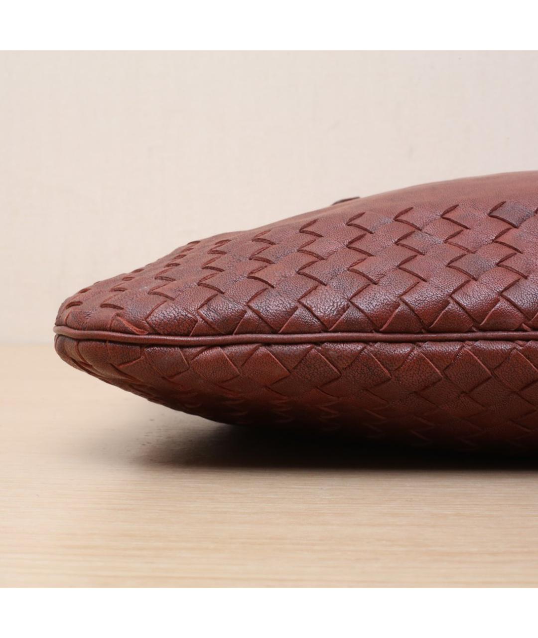 BOTTEGA VENETA Красная кожаная сумка через плечо, фото 9