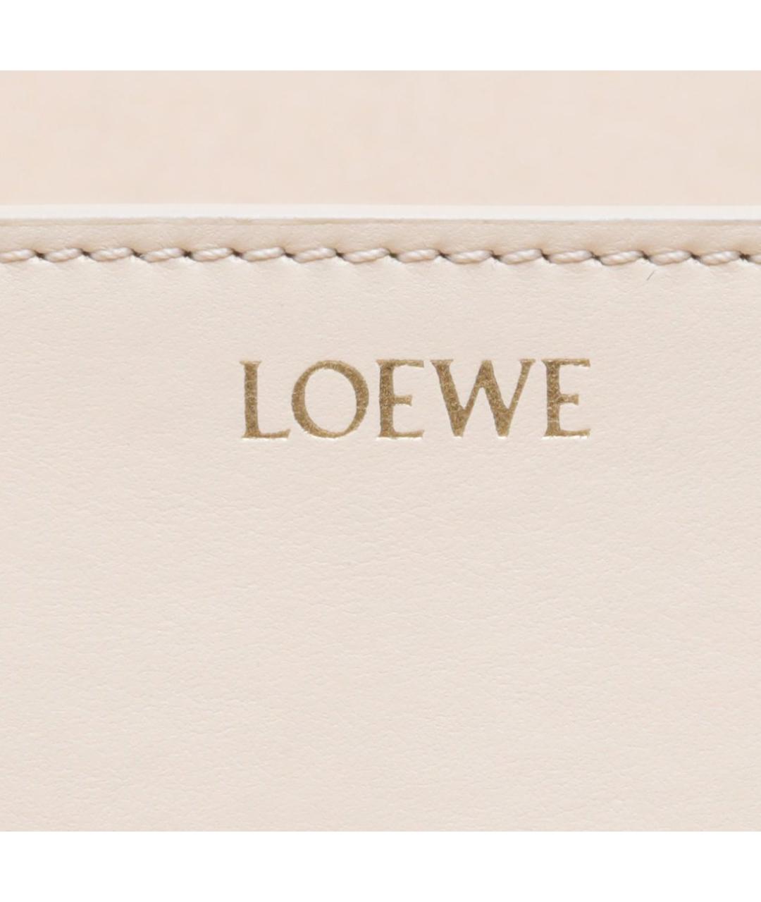 LOEWE Белая кожаная сумка через плечо, фото 8