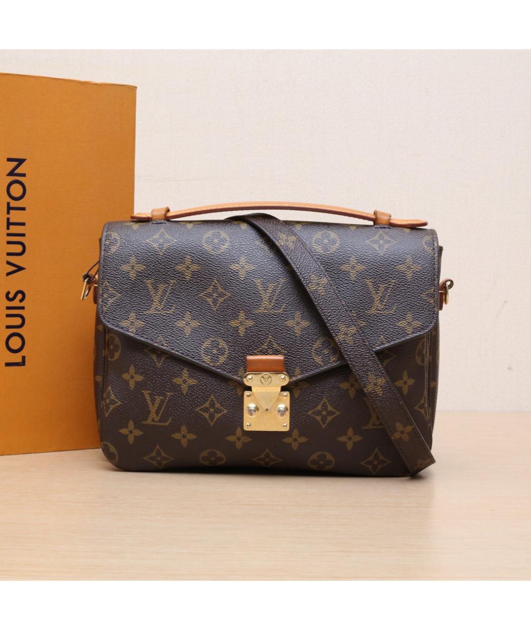 LOUIS VUITTON Коричневая сумка через плечо, фото 2