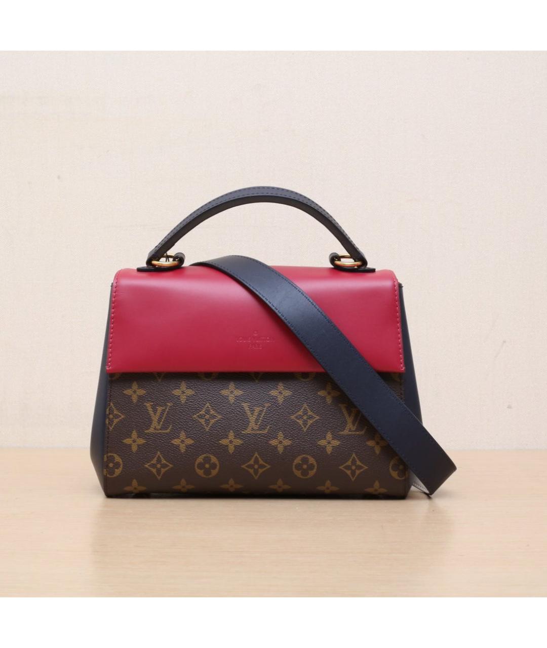 LOUIS VUITTON Бордовая сумка с короткими ручками, фото 3