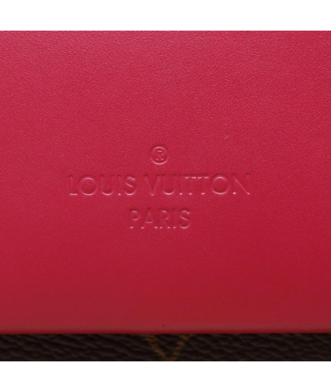 LOUIS VUITTON Бордовая сумка с короткими ручками, фото 8