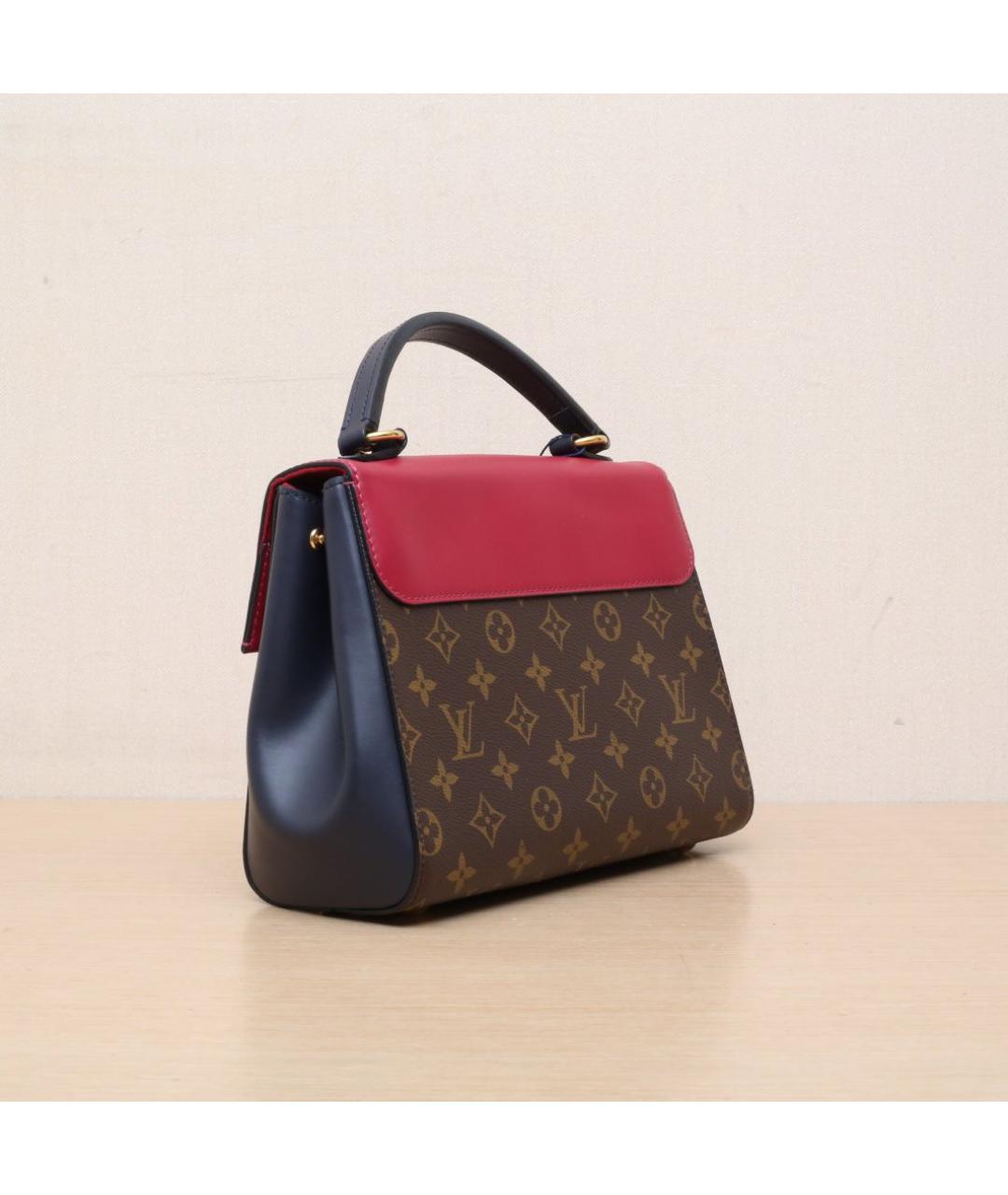 LOUIS VUITTON Бордовая сумка с короткими ручками, фото 6