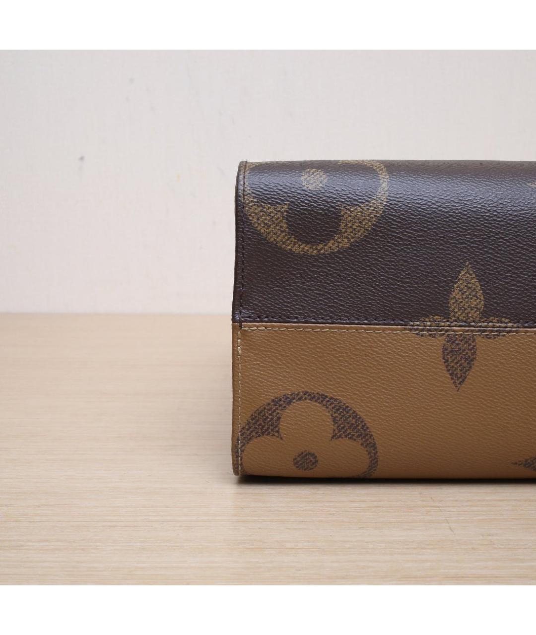 LOUIS VUITTON Коричневая сумка тоут, фото 9
