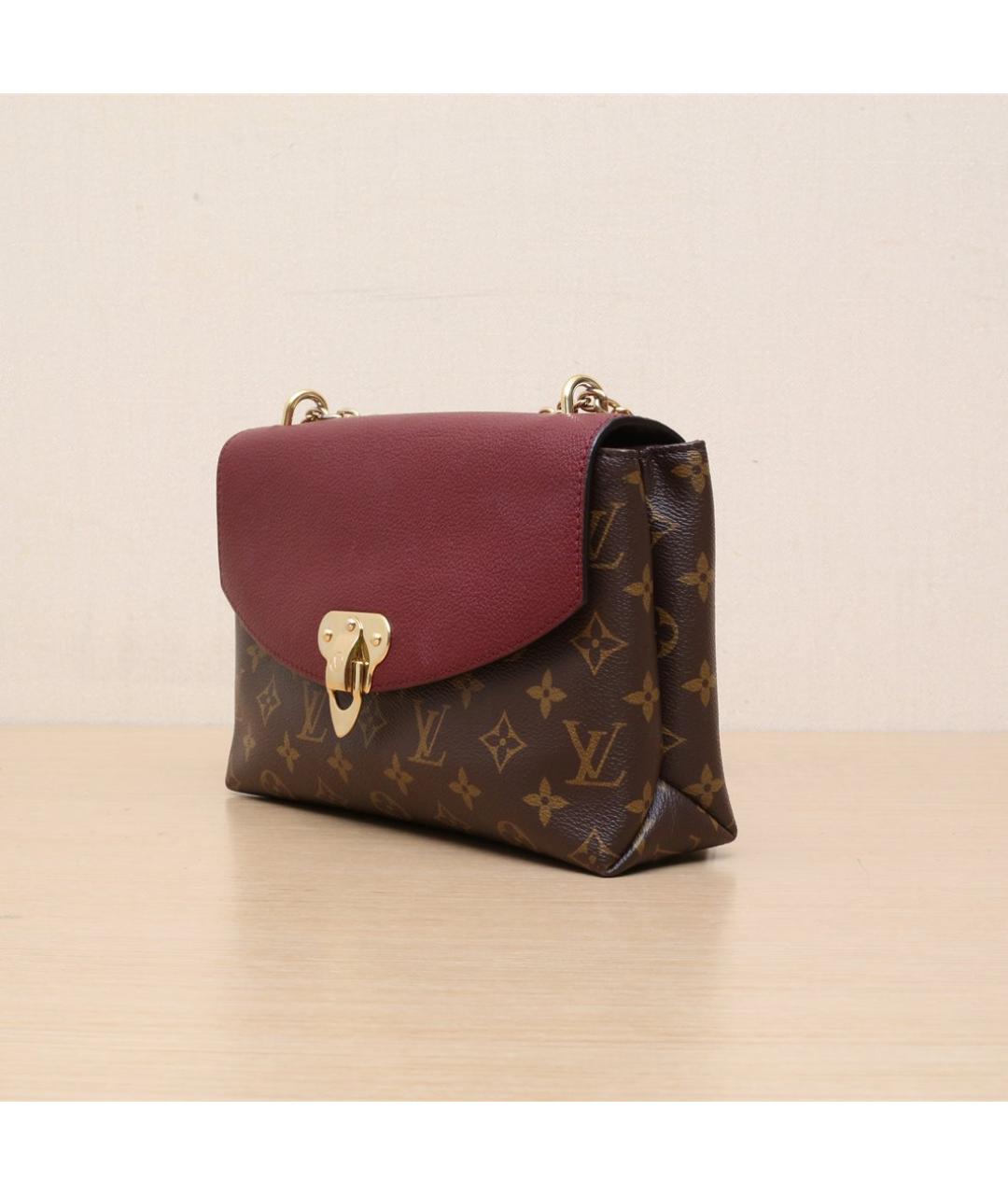 LOUIS VUITTON Бордовая сумка через плечо, фото 4