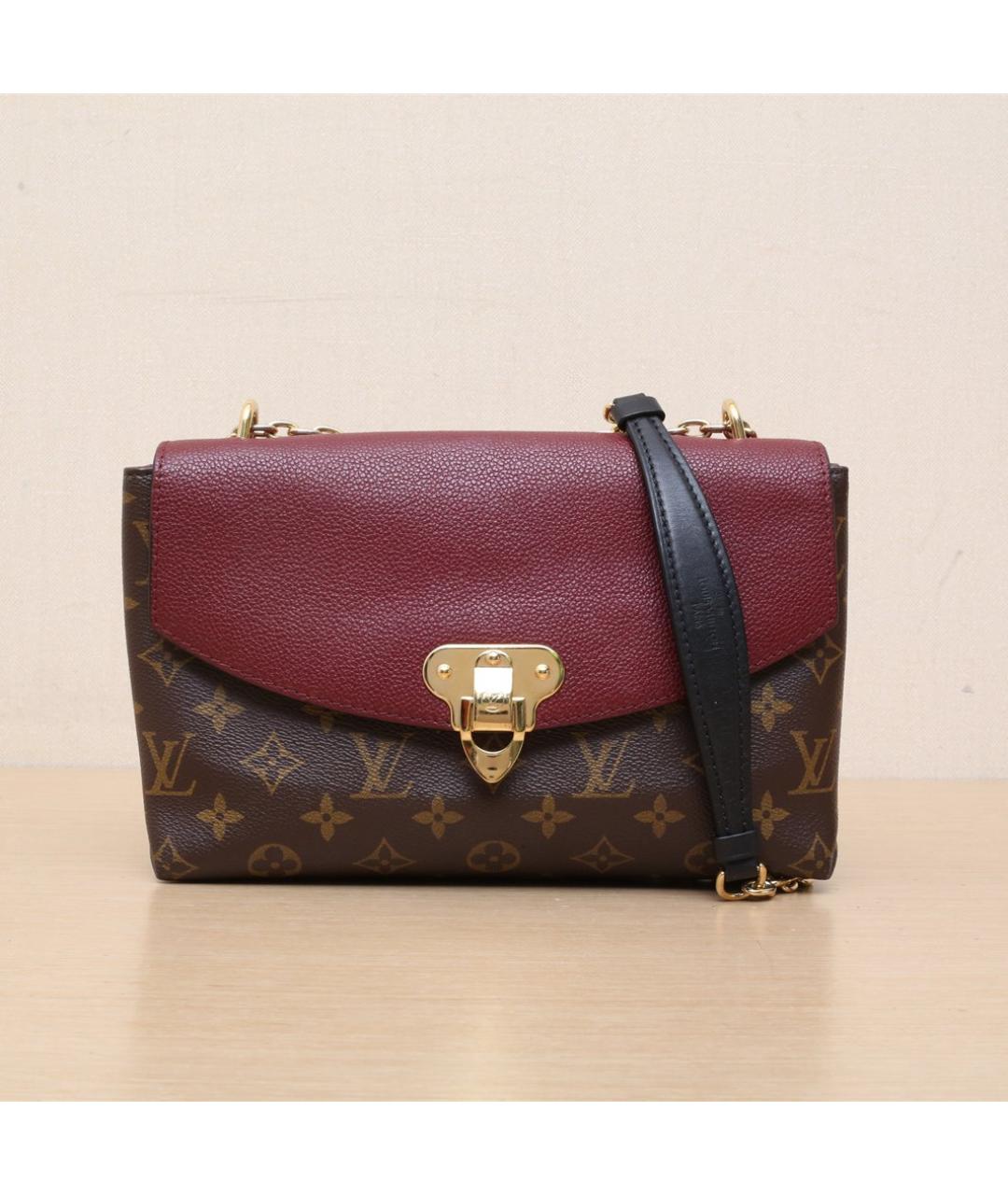 LOUIS VUITTON Бордовая сумка через плечо, фото 3