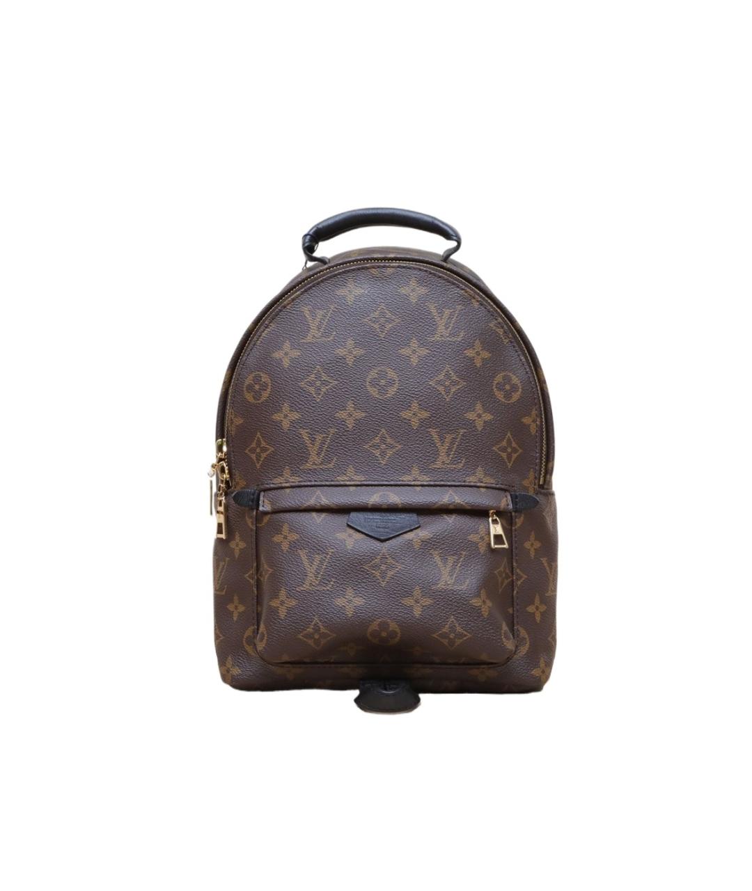 LOUIS VUITTON Коричневый кожаный рюкзак, фото 1