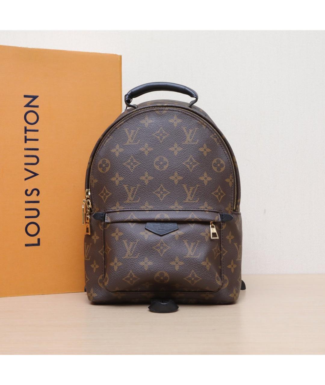 LOUIS VUITTON Коричневый кожаный рюкзак, фото 2