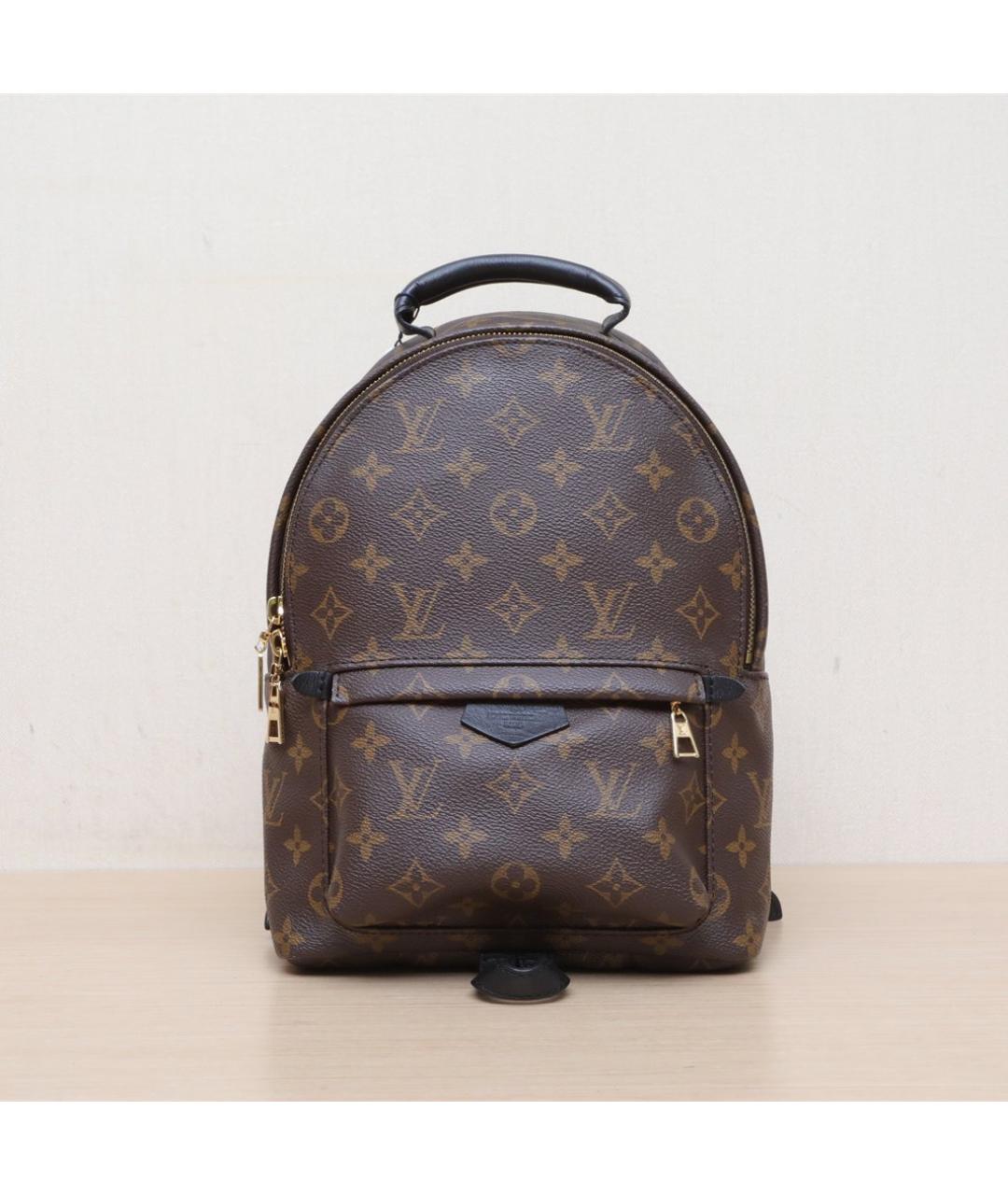 LOUIS VUITTON Коричневый кожаный рюкзак, фото 3