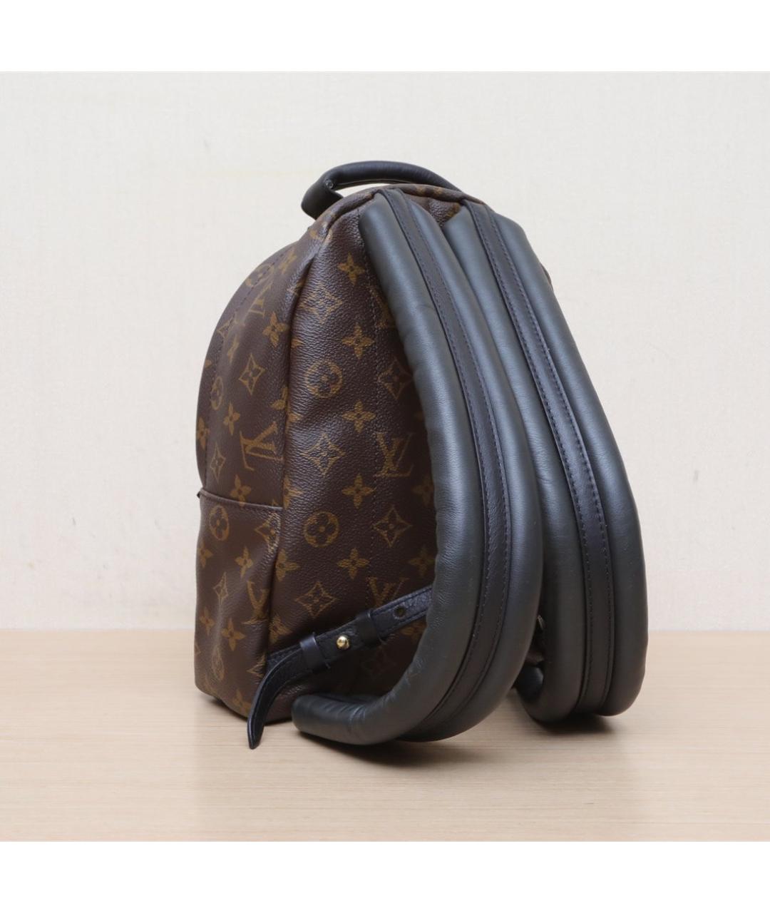 LOUIS VUITTON Коричневый кожаный рюкзак, фото 6