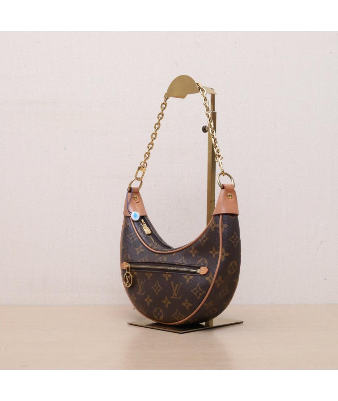 LOUIS VUITTON Коричневая сумка через плечо, фото 4