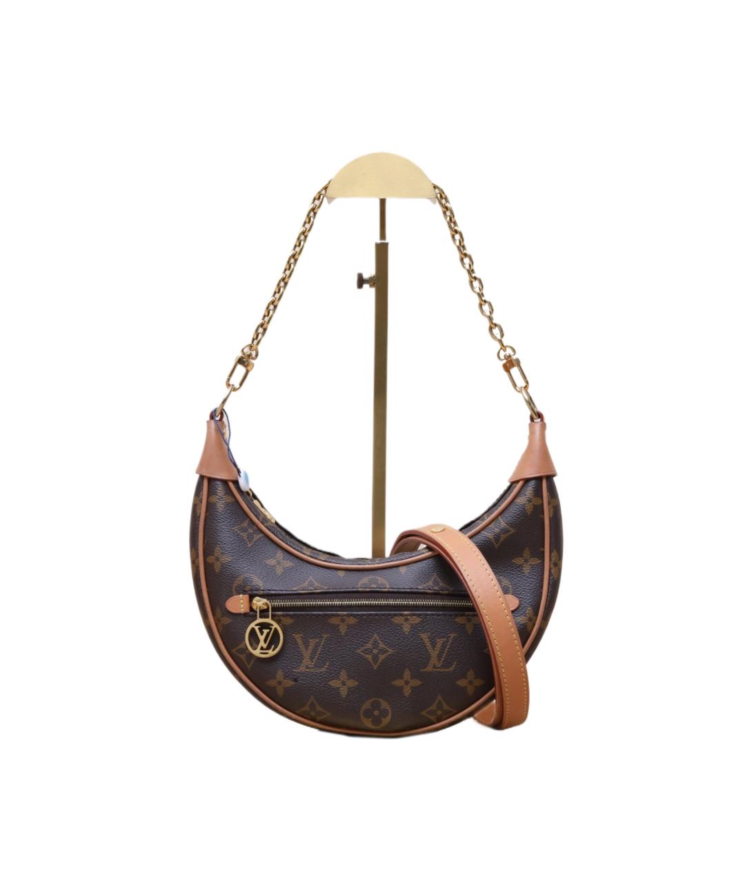 LOUIS VUITTON Коричневая сумка через плечо, фото 10