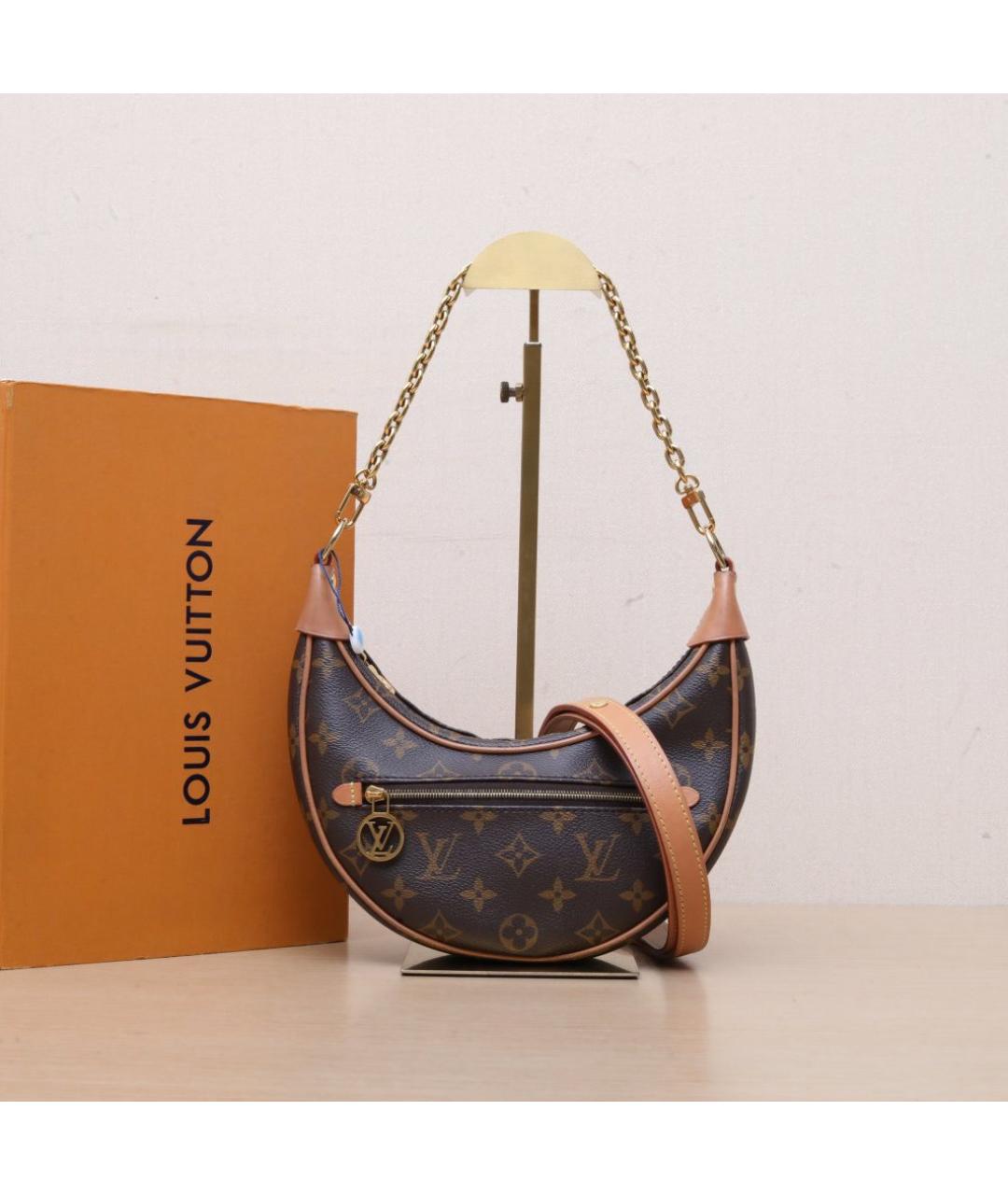 LOUIS VUITTON Коричневая сумка через плечо, фото 2