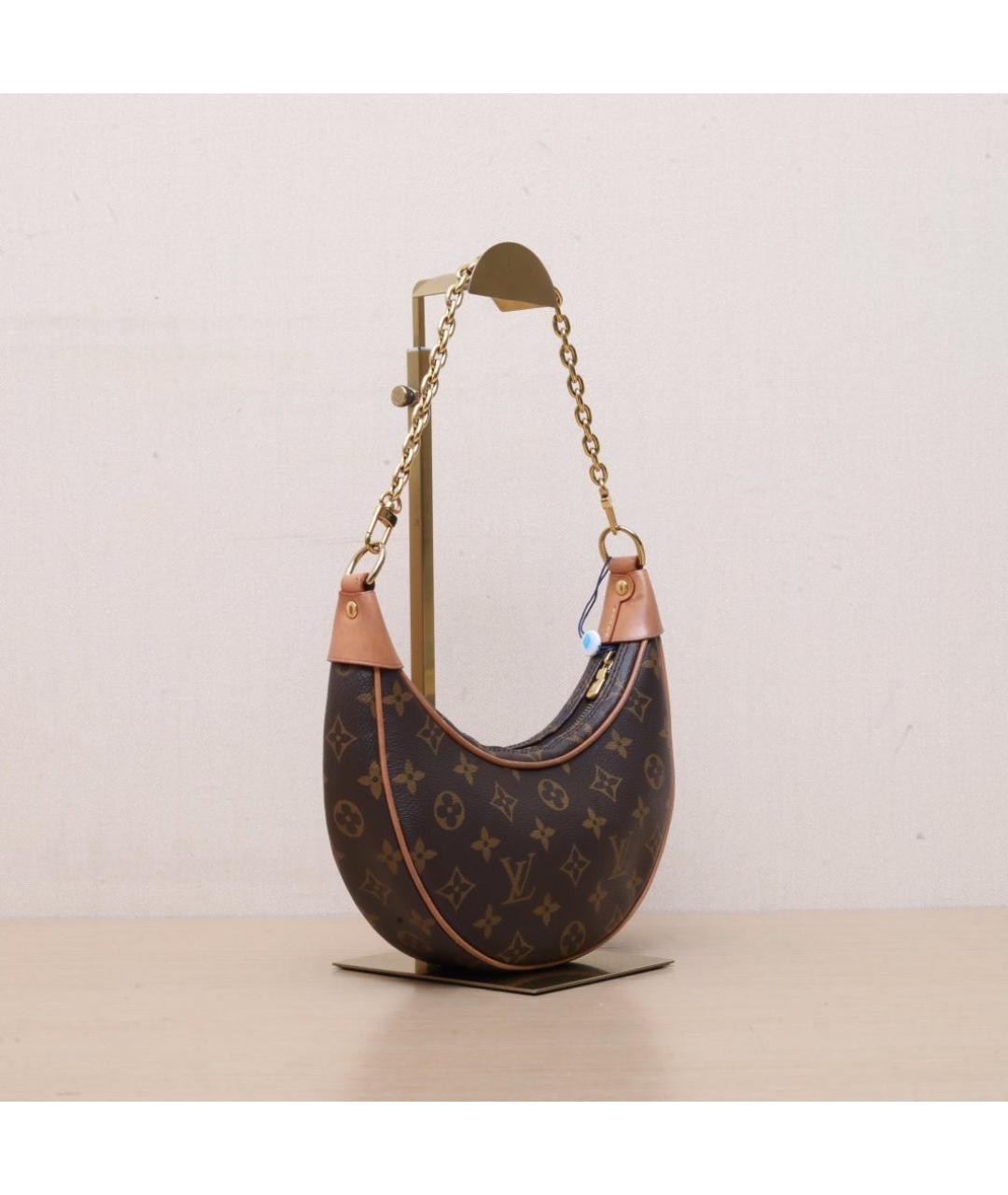LOUIS VUITTON Коричневая сумка через плечо, фото 6