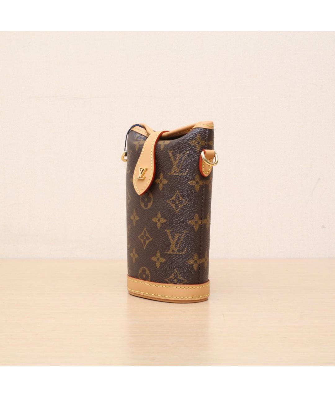 LOUIS VUITTON Коричневая сумка через плечо, фото 4