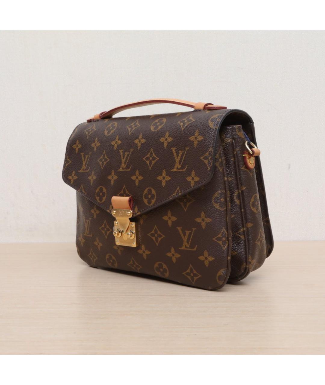 LOUIS VUITTON Коричневая сумка через плечо, фото 4